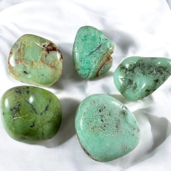Trommelstenen - Chrysopraas - Afbeelding 2