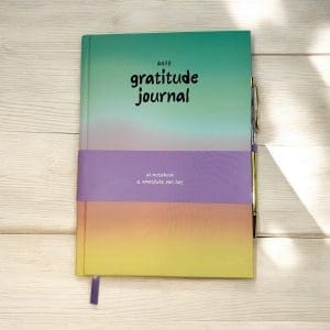 Dankbaarheid journal - inclusief amethist pen - engels geschreven