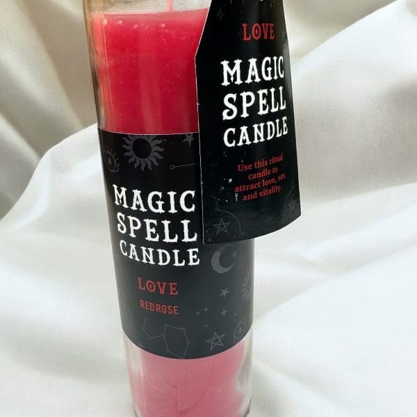 Magic spell kaars XL - Rood - Afbeelding 2