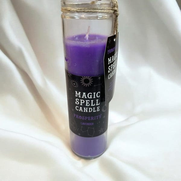 Magic spell kaars XL - Paars
