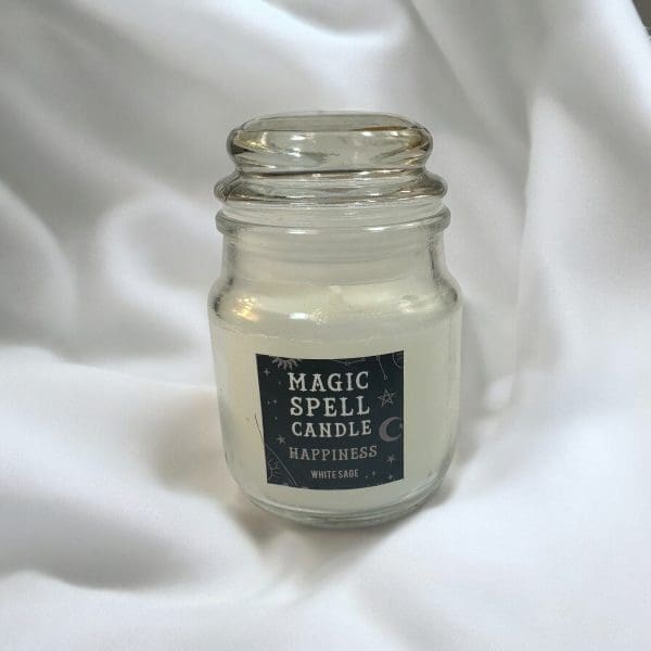 Magic spell kaars M - Wit