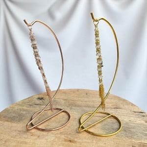 Metalen bolhouder - 1 bol hanger - Rosé goud