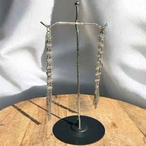 Metalen bolhouder - weegschaal - Zilver