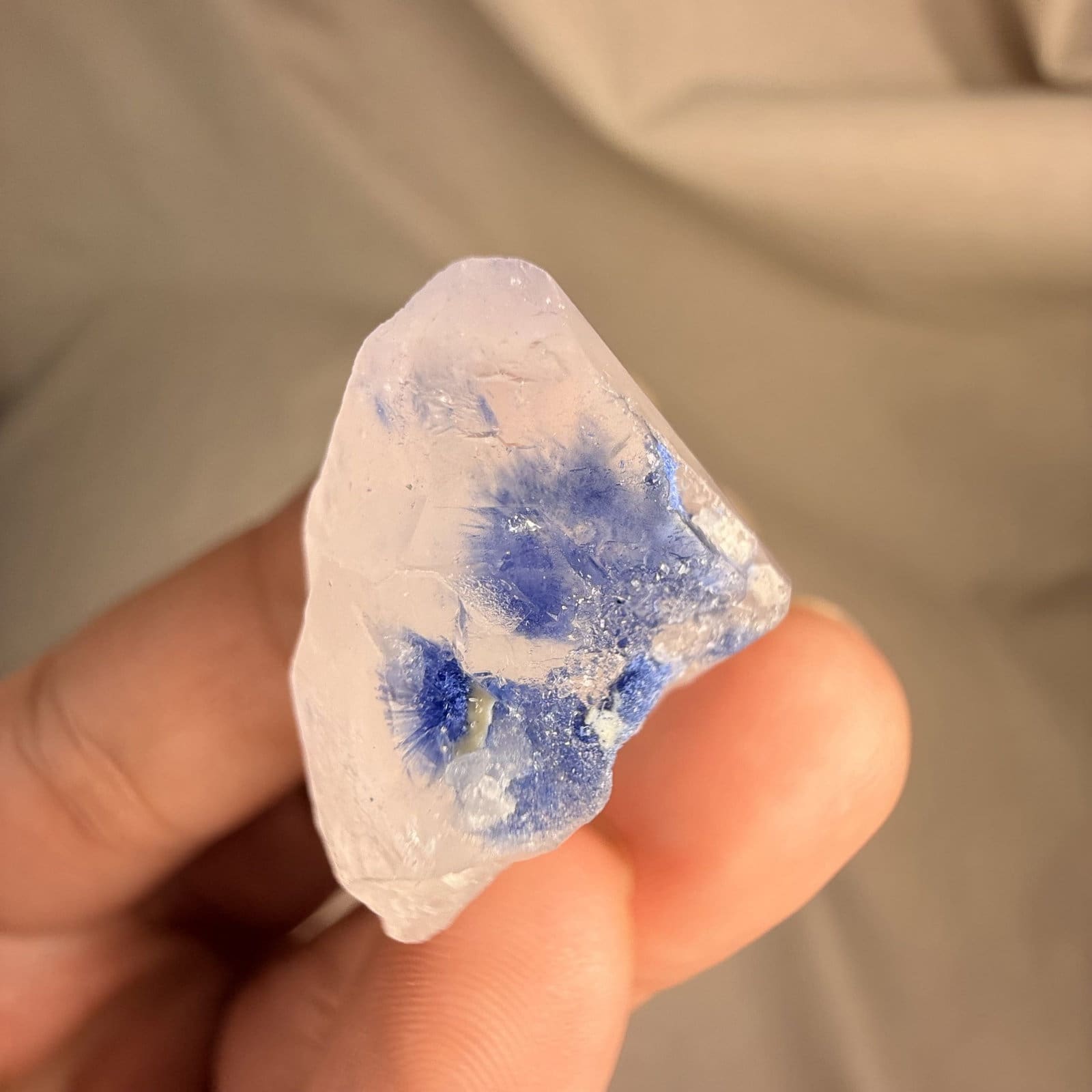 Naald dumortiriet in kwarts kristal - 8 - Afbeelding 2