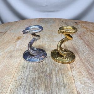 Metalen bolhouder slang - Goud