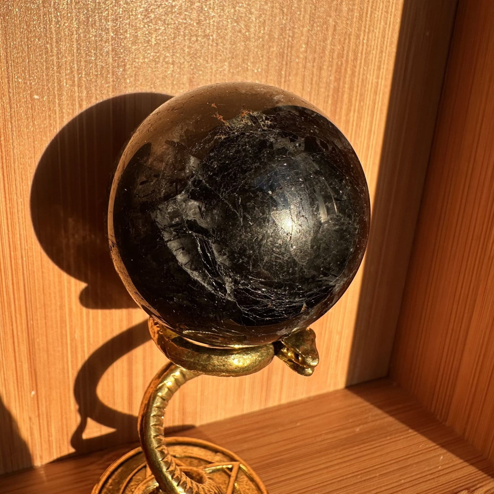 Toermalijnkwarts bol - 5