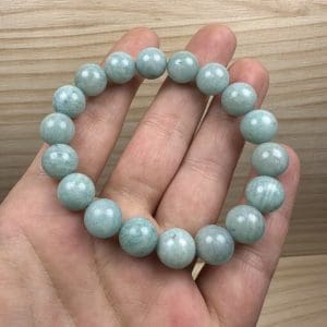 Amazoniet kogelarmband 12mm - Random pick - 10