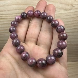 Rhodoniet kogelarmband 8mm - Random pick - 15