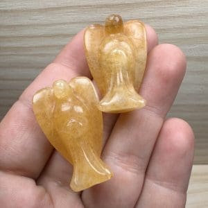Alternative view of Golden healer carving - Engeltje - Random pick