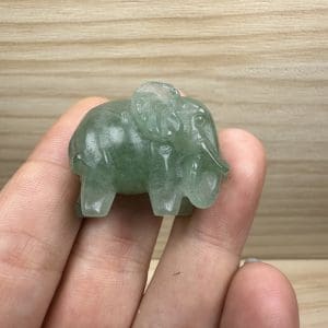 Aventurijn carving - Olifantje - Random pick