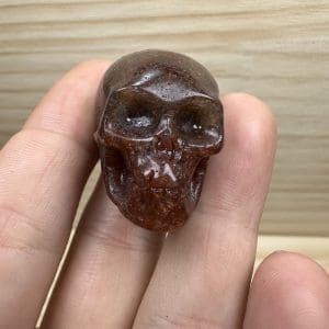 Aardbeienkwarts carving - Skull - Random pick
