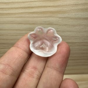 Bergkristal carving - Dierenpootje - Random pick