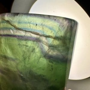 Alternative view of Carving 40 - Fluoriet waxinelicht houder