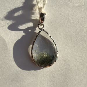 925 zilveren hanger - Lodoliet - 18