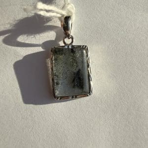 925 zilveren hanger - Lodoliet - 17