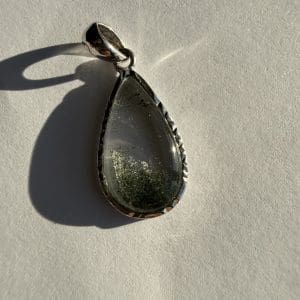 925 zilveren hanger - Lodoliet - 16