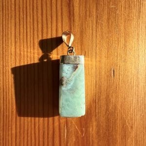 925 zilveren hanger - Larimar - 11