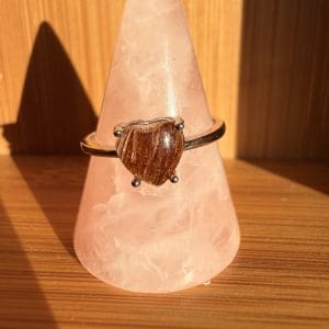 925 sterling zilveren ring – 24 - Rode Rutielkwarts