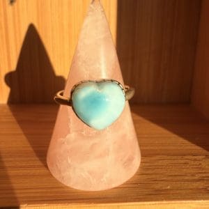 925 sterling zilveren ring – 103 - Larimar