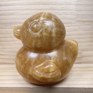 Carving 2 - Eend van gele calciet