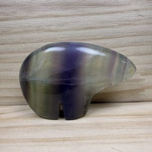 Carving 24 - Bison van Yttrium fluoriet