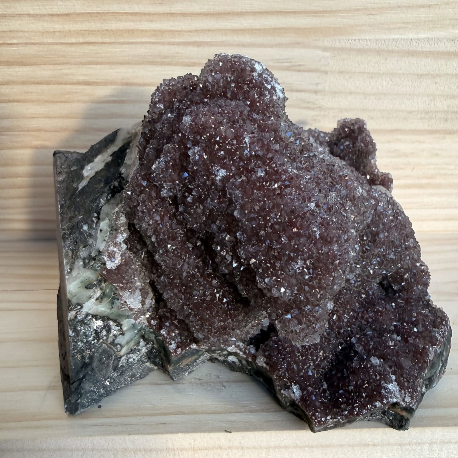 Regenboog Amethist cluster - 69