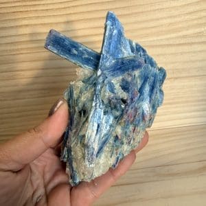 Kyaniet in kwarts cluster - 9