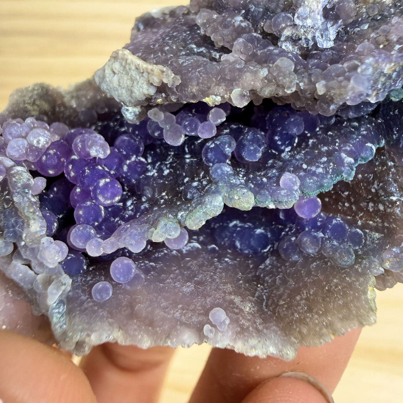 Druif agaat cluster - 1 - Afbeelding 2