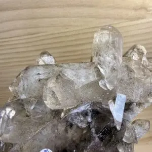 Alternative view of Diamantina kwarts cluster - 3 - manifestatie kristal