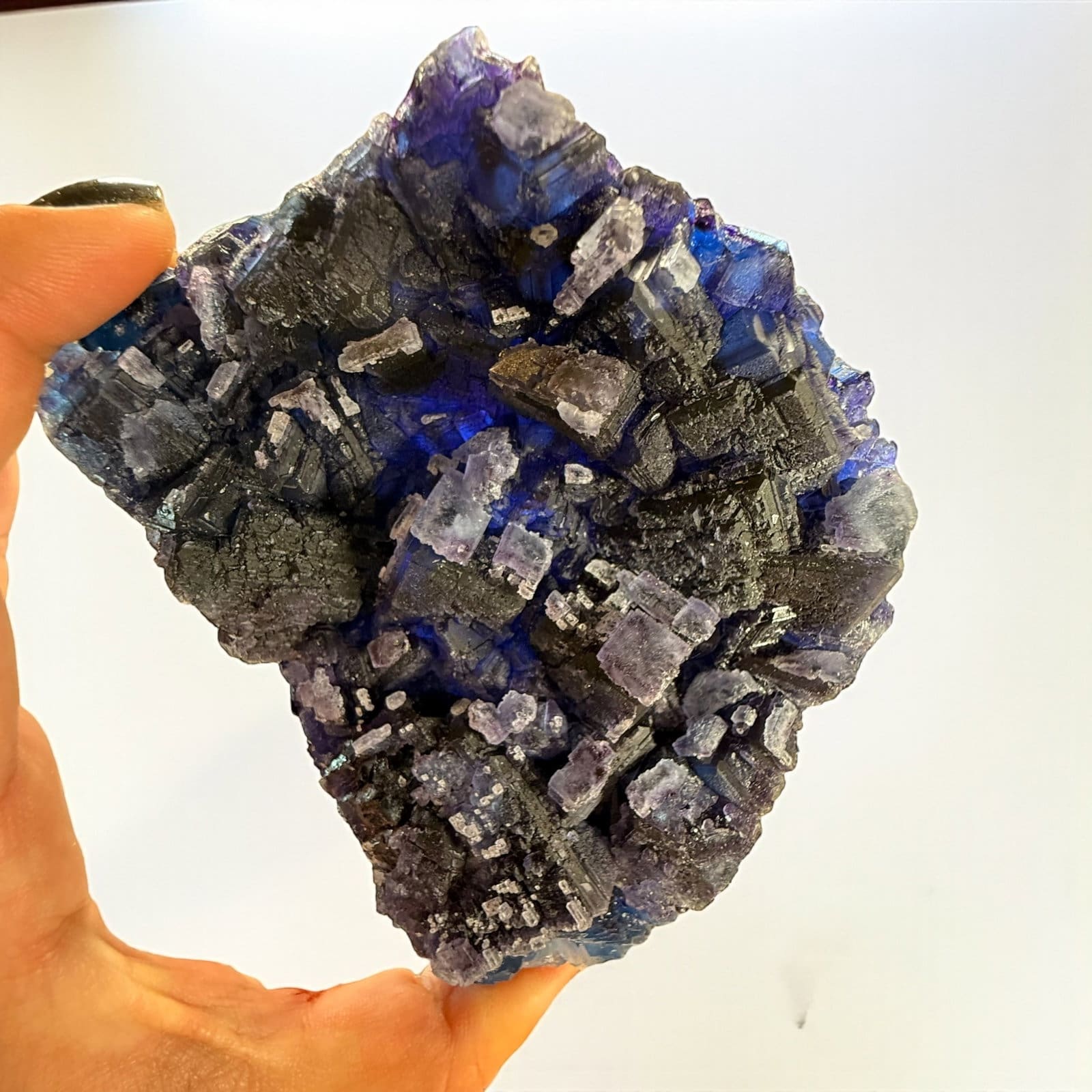 Zhejiang Indigo fluoriet cluster - 4