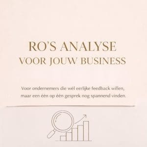 Ro’s Analyse voor jouw business - video analyse