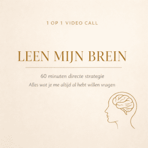 Leen mijn brein - 1 op 1 sessie van 60 minuten