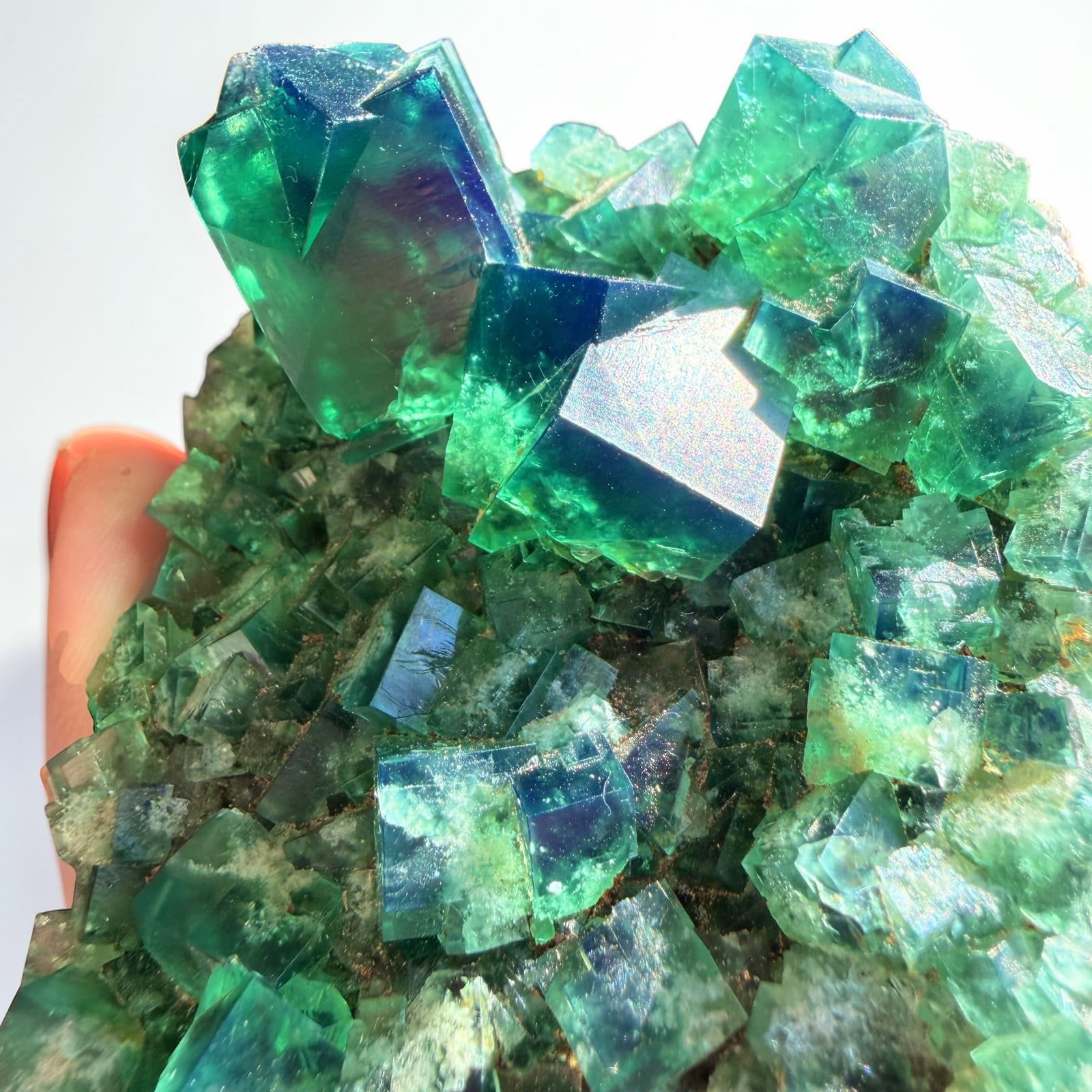 Daglicht fluoriet - Weardale - Pocket 42 cluster - 2 - Afbeelding 2