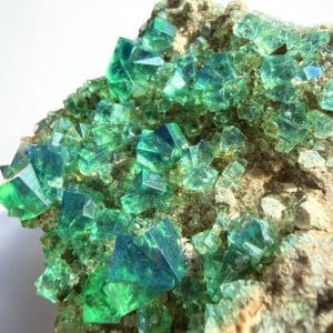 Alternative view of Daglicht fluoriet - Weardale - Pocket 42 cluster - 22