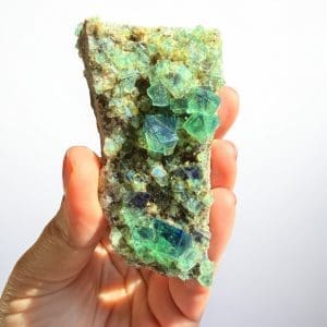 Daglicht fluoriet - Weardale - Pocket 42 cluster - 23