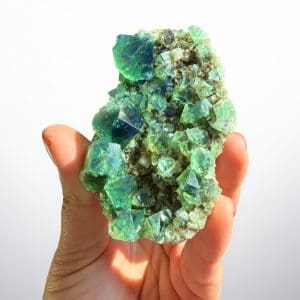 Daglicht fluoriet - Weardale - Pocket 42 cluster - 27