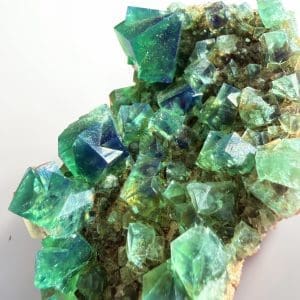 Alternative view of Daglicht fluoriet - Weardale - Pocket 42 cluster - 27