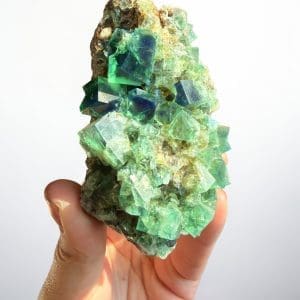 Daglicht fluoriet - Weardale - Pocket 42 cluster - 28