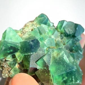 Alternative view of Daglicht fluoriet - Weardale - Pocket 42 cluster - 29