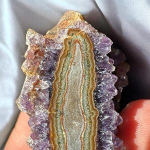 Oog Amethist cluster (stalactiet) - 4