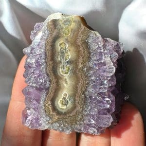 Oog Amethist cluster (stalactiet) - 5