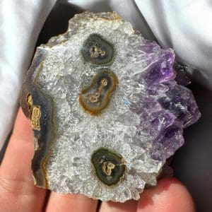 Oog Amethist cluster (stalactiet) - 6