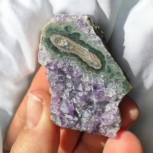 Oog Amethist cluster (stalactiet) - 10