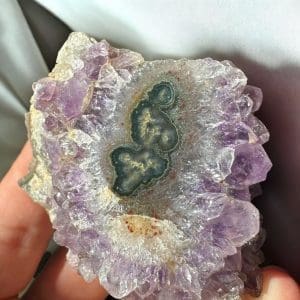 Oog Amethist cluster (stalactiet) - 12