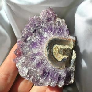 Oog Amethist cluster (stalactiet) - 16