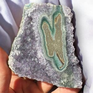 Oog Amethist cluster (stalactiet) - 21