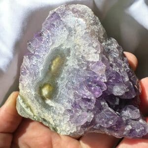 Oog Amethist cluster (stalactiet) - 23