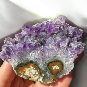 Oog Amethist cluster (stalactiet) - 26