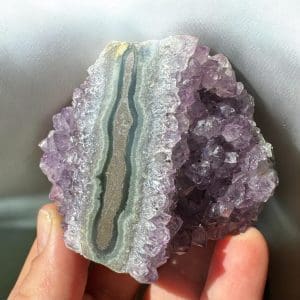 Oog Amethist cluster (stalactiet) - 27