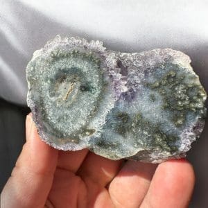 Oog Amethist cluster (stalactiet) - 29